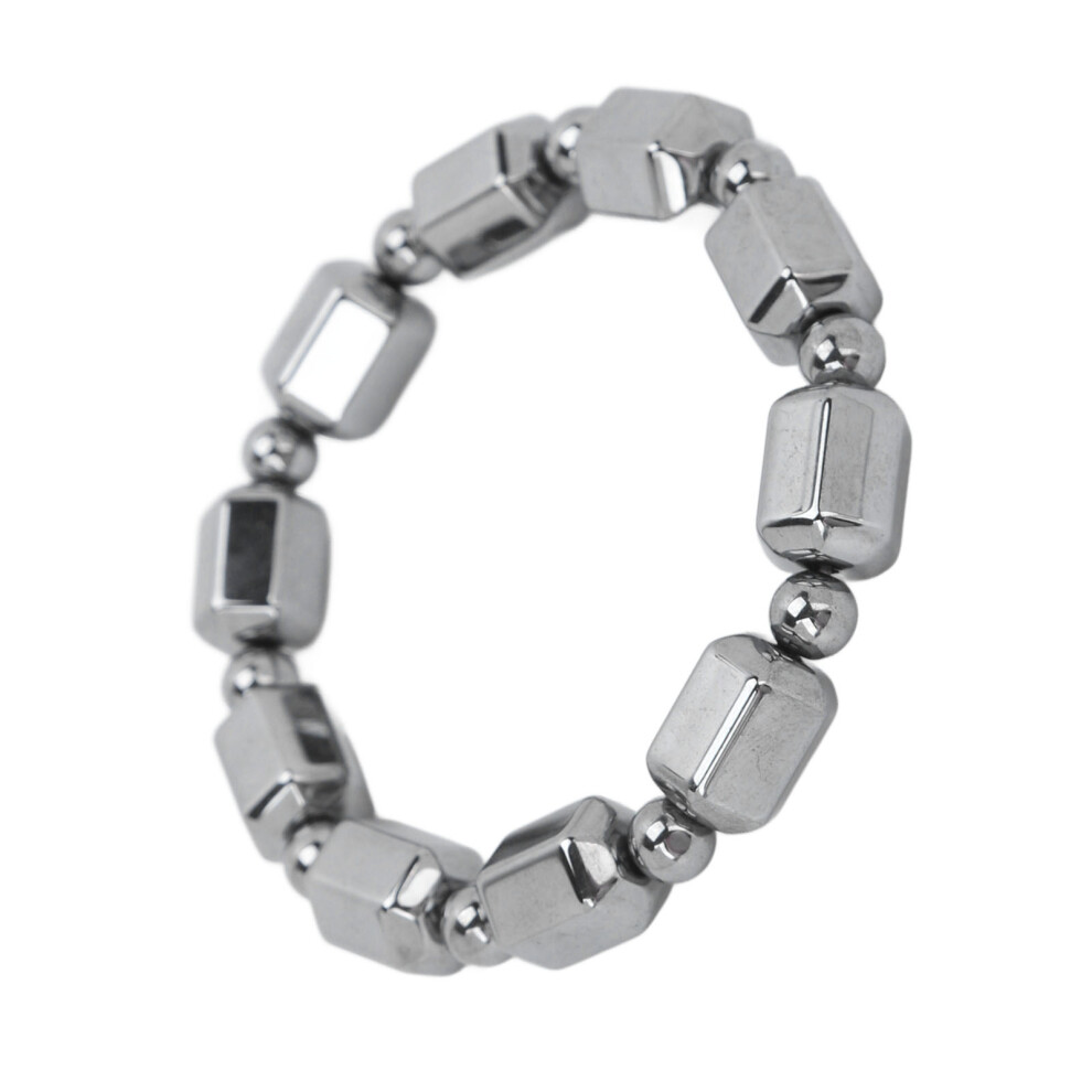 Unisex Terahertz Stone Bracelet for Health and Energy Enhancement