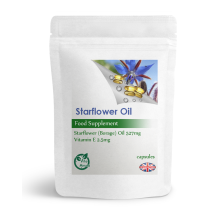 180 Capsules x Borage (Starflower) Oil 530mg | Arthritis, Eczema | UK