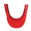 Red Bowling Seesaw Bag 60cm Length Portable with Handle Polyester Twill Lining 14