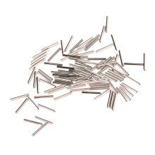 100 Pcs Stainless Steel 1.4mm Single Barrel Crimp Sleeves Kit for Fishing