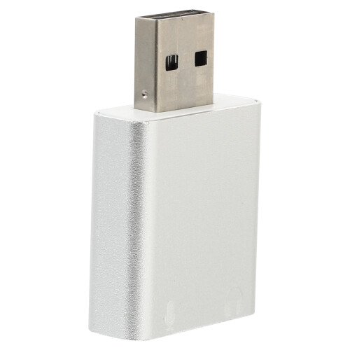 7.1 Usb Ljudadapter Ljudkort Hörlurar Mikrofonuttag