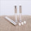 3St 6 Ml Glansläppstivar Behållare Glansläppspennor (Silver) 10