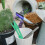 5Pcs Green Gardening Tool Set Soil Dibber Seeder Durable Plastic 5