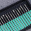 30Pcs 2,35 Mm Diameter Diamantmonterade Slipningsbitar Huvuden 9