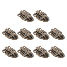 10Pcs Vintagemodell Förvaringslåda Gångjärn Av Lås Spakar