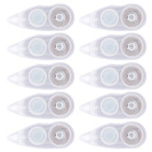10Pcs Dubbelsidiga Adhesiva Punkter Klisterrulle Korrektionsband
