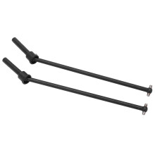 2 Stück Stahl-CVD-Wellen 57 g 1/6 Shredder XTE Schwarz RC