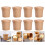 25 Set Engångssoppblandar Med Lock Sopbehållare Grötskålar (Khaki) 6