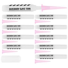 20Pcs Pet Nagellim Klorhättor Gel Tillbehör Med Spetsig