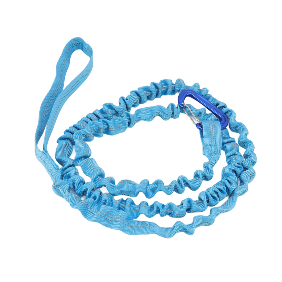 Stretchable Nylon Alloy Bike Tow Rope 1.7M, 3M Ext, Blue 6941357329250