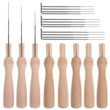 Kit De Fieltro Con Aguja Y Mango De Madera Para Principiantes