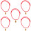 5 Piezas Collar Ajustable Para Roja Hecho 1