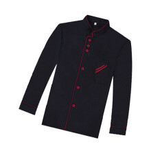 Cocina Manga Larga Unisex, Básica Negro M