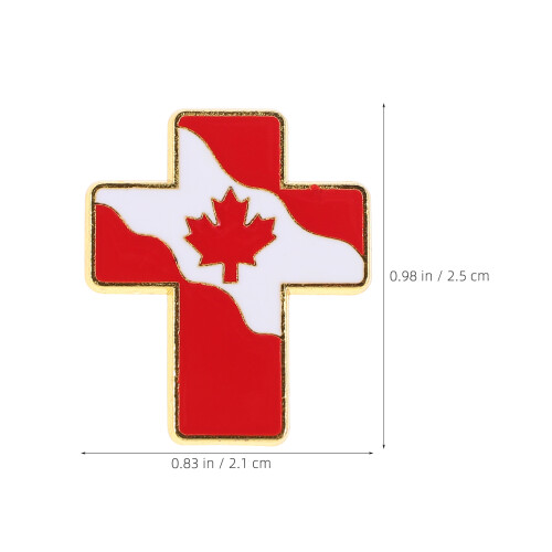 5 Pièces Épinglettes Canadien En 1