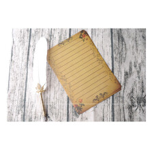 56 Sztuk Papieru Kraft Retro Vintage Do Listów Biuroowych (7 Kolorów)