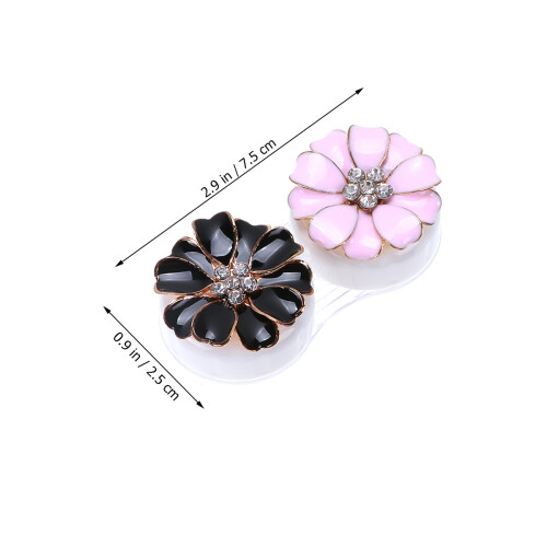 2 Par Blomformade Linsskålar Med Design För Hem Resa 1