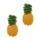 3 Pares De Abacaxi Longos Com De 7
