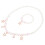 Conjunto De Pulseira E Adereço De Pescoço Para Crianças (Rosa) 1