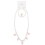 Conjunto De Pulseira E Adereço De Pescoço Para Crianças (Rosa) 2