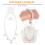 Conjunto De Pulseira E Adereço De Pescoço Para Crianças (Rosa) 7