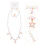 Conjunto De Pulseira E Adereço De Pescoço Para Crianças (Rosa) 4