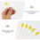 100Pcs Säkerhetsbambustickor Engångs Fruktpinnar Sushistickor 11