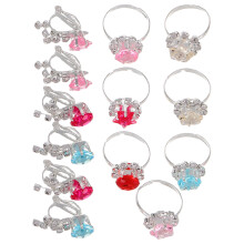 Com Conjunto De Infantil Com Strass E Anéis Para