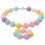 Conjunto Colar Pulseira Tema Páscoa Pingente Infantil Presente 10