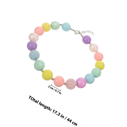 Conjunto Colar Pulseira Tema Páscoa Pingente Infantil Presente 1