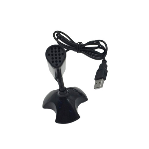 Usb Plug And Play Mikrofon För Datorkonferens Röstchatt (Svart) 2