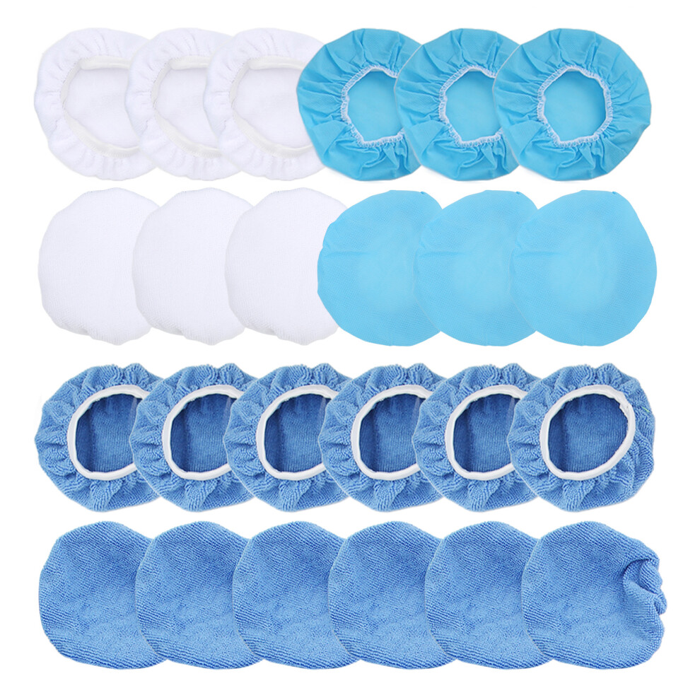 24-Pack 6In Polishing Bonnet Kit For Cars Boats & Motorcycles 8701357332821