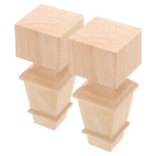 2Stk Tischbein Holz Für Möbel, Schrank, Sofa, Kommode