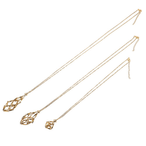 3 Unidades Soporte Para Collar De Ajustable Con Cordón
