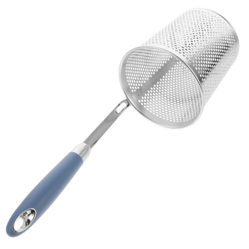 Colador Para Fideos Inoxidable Con Mango