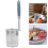 Colador Para Fideos Inoxidable Con Mango 3