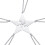5 Pièces Étoile À Branches Pendentif + 1