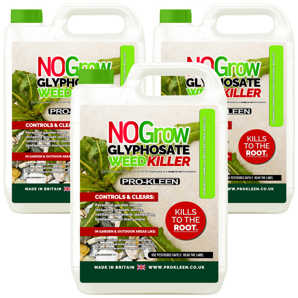 Pro-Kleen (12L) Nogrow Glyphosate Weed Killer