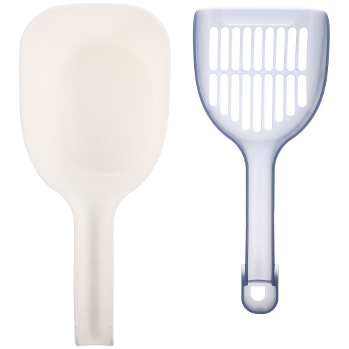1 Set Kattsandremsa Rensningsverktyg Kattsandskopa Plastschoppen 2