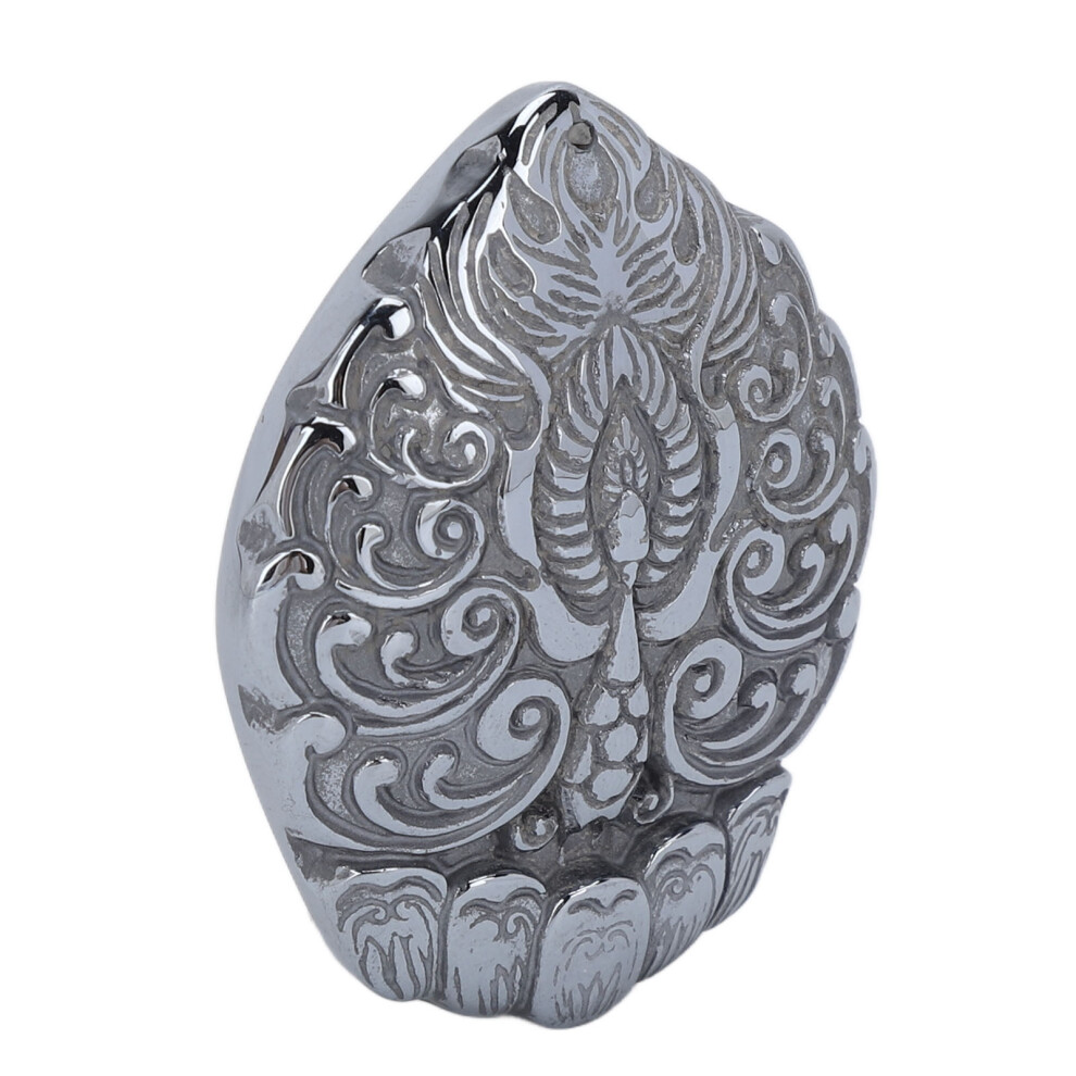 Stylish Carved Peacock Terahertz Energy Stone Pendant for Jewelry