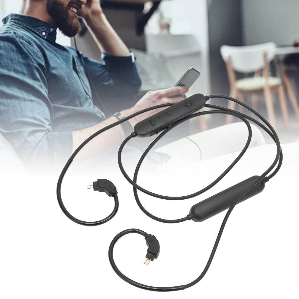 Ergonomic 2 Pin Bt Adapter Cable With Built-In Mic & Earhook 4991357335258
