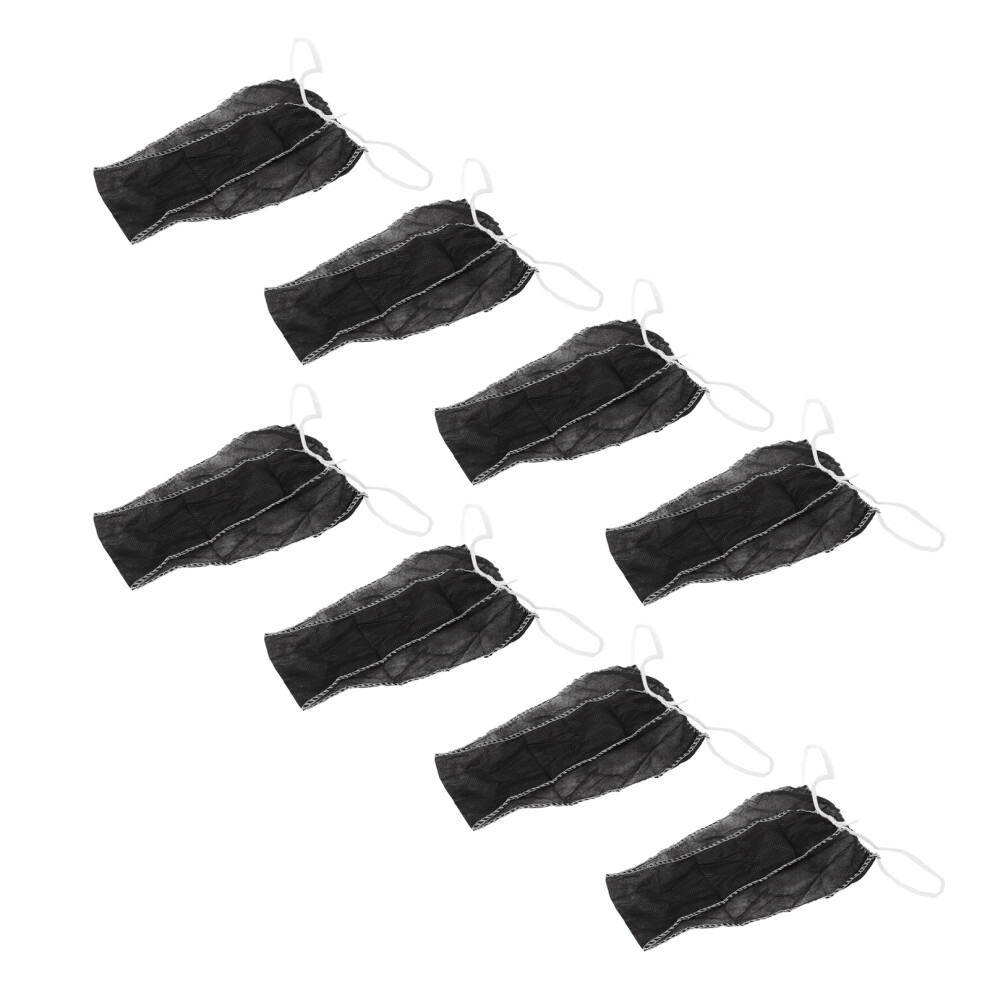 Black Comfortable Non-Woven Disposable Thong Panties Pack Of 50