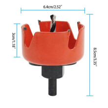 Hole Saw Set 5x/set Woodworking Hole Opener Hole Saw Kit 64-127mm Durable Alloy