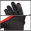 Touchscreen-Handschuhe mit harten Knöcheln - Powersports Rot 1