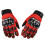 Touchscreen-Handschuhe mit harten Knöcheln - Powersports Rot 2