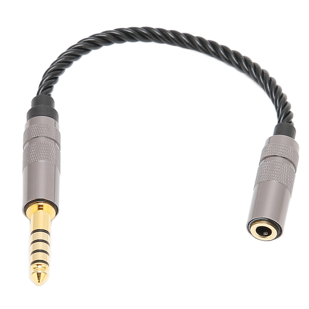 Plated 4.4Mm Balanced Headphone Adapter 3.5Mm Stereo Female Connector Gold 4971357337353