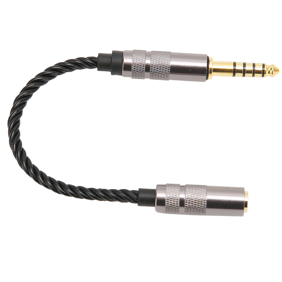 Balanced 4.4Mm Male To 2.5Mm Female Plated Copper Cable Adapter 15Cm Gold 7901357337340