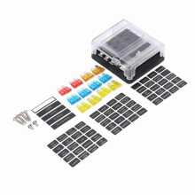 Bloque de fusibles de 6 vías IP66, 32 V CC, 100 A, Panel a prueba de humedad