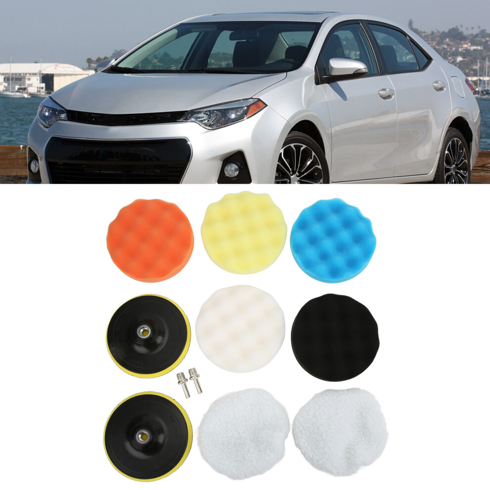 Buffing Sponge Pad for 5-6in Electric Polisher Waxing & Dusting Durable Foam