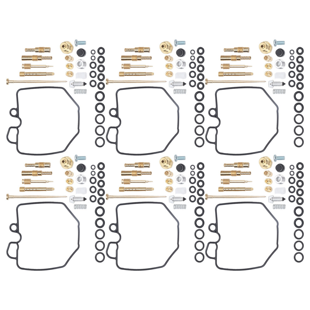 6 Sets Motorcycle Carb Repair Kit For Cbx1000/1050 1978-1983 4681357342836