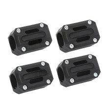 Motorcycle Bumper Protection For QJMOTOR QJ 600GS/600RR And SRK 600/350/400, 22-28MM Engine Bumper Guard, No Logo, 4-Piece